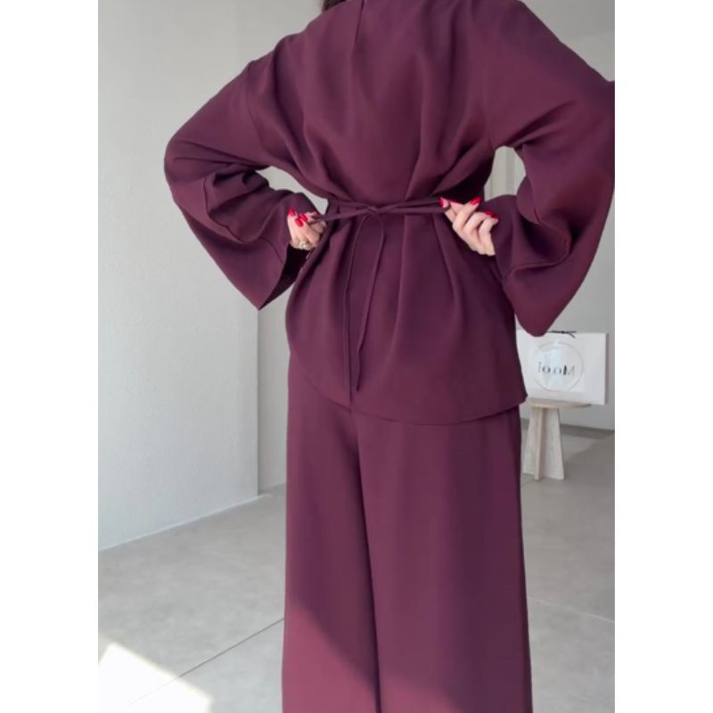 2 pc low cut oversized VENZY set