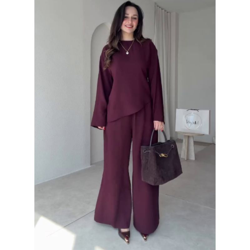 2 pc low cut oversized VENZY set